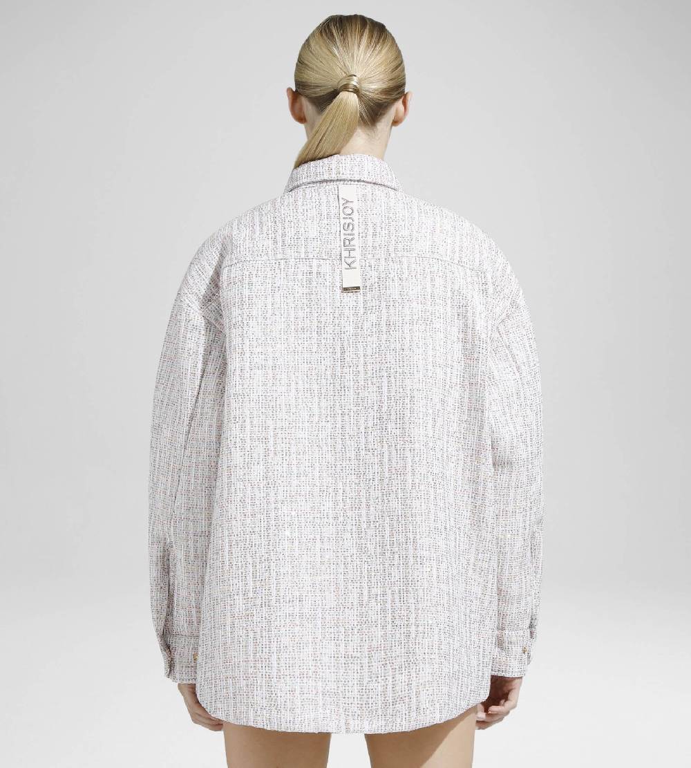 Khrisjoy OVERSIZE SHIRT TWEED PAILLETTES TRAMÉ Only for today