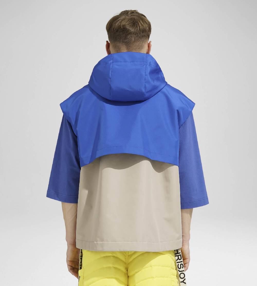 Khrisjoy SHELL WINDBREAKER VEST OVERSEA SAND Vendita