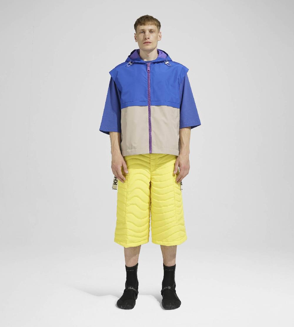 Khrisjoy SHELL WINDBREAKER VEST OVERSEA SAND Vendita