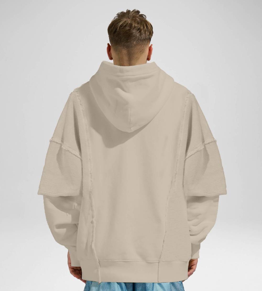 Khrisjoy HOODIE DOUBLE POCKETS DESERT Pezzi Unici
