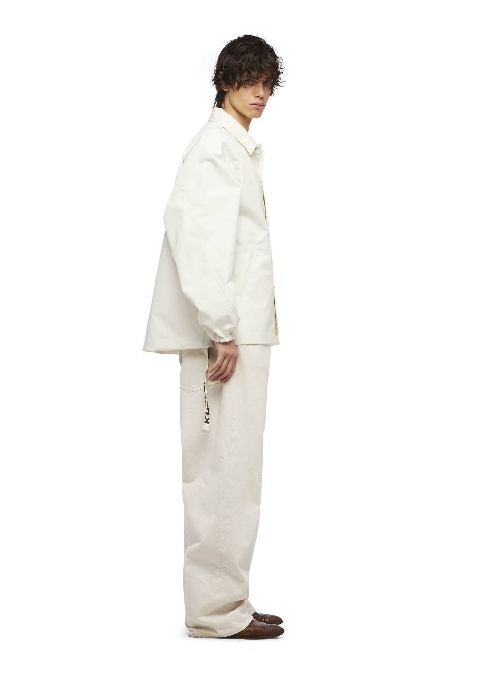 Khrisjoy COACH JACKET OFF WHITE Qualità Garantita