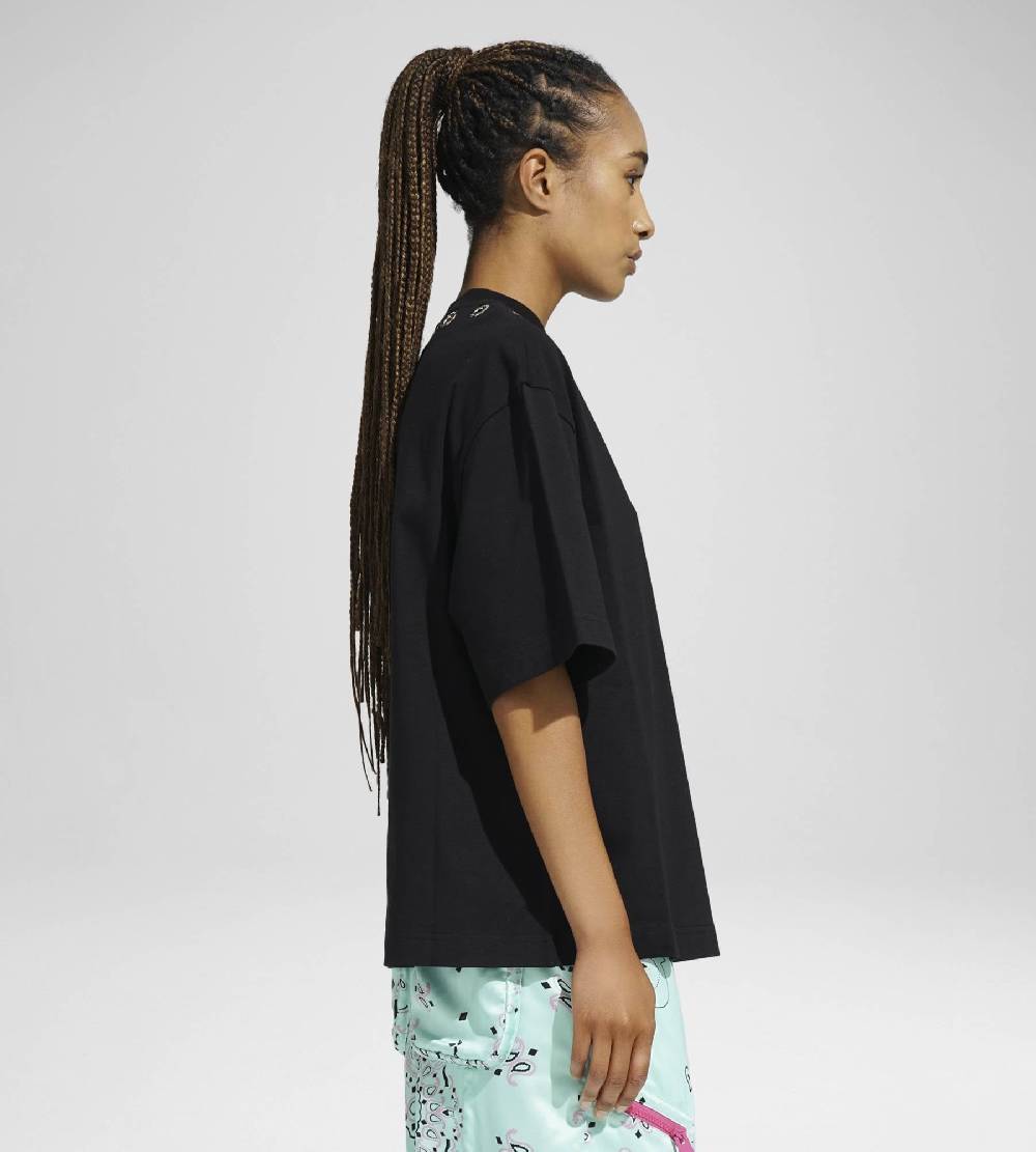 Khrisjoy EYELETS TEE BLACK Saldi Di Fabbrica