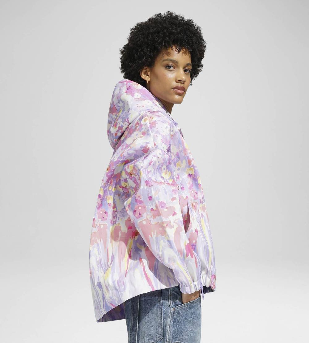 Khrisjoy KHRIS WINDBREAKER FLOWERS UPSIDE DOWN CANDY PINK Negozio online di fabbrica