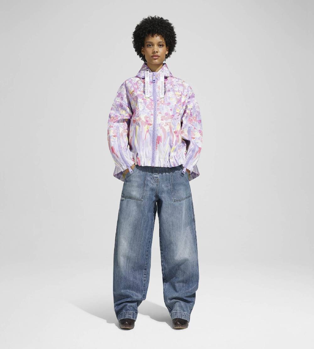 Khrisjoy KHRIS WINDBREAKER FLOWERS UPSIDE DOWN CANDY PINK Negozio online di fabbrica