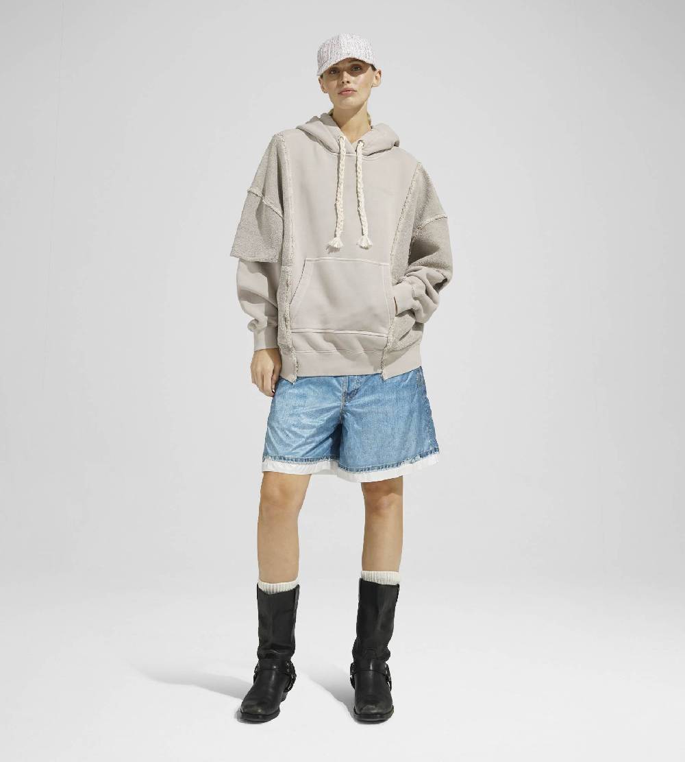 Khrisjoy HOODIE DOUBLE POCKETS DESERT Rilascio limitato
