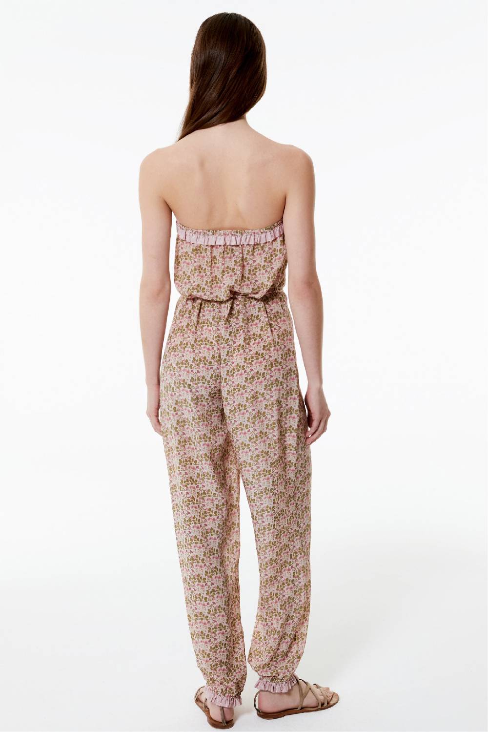 Kristina Ti SONIA - Silk jumpsuit Poem Economico