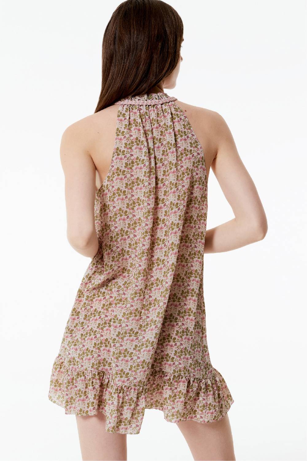 Kristina Ti BENEDETTA - Silk mini dress Poem Prezzo basso