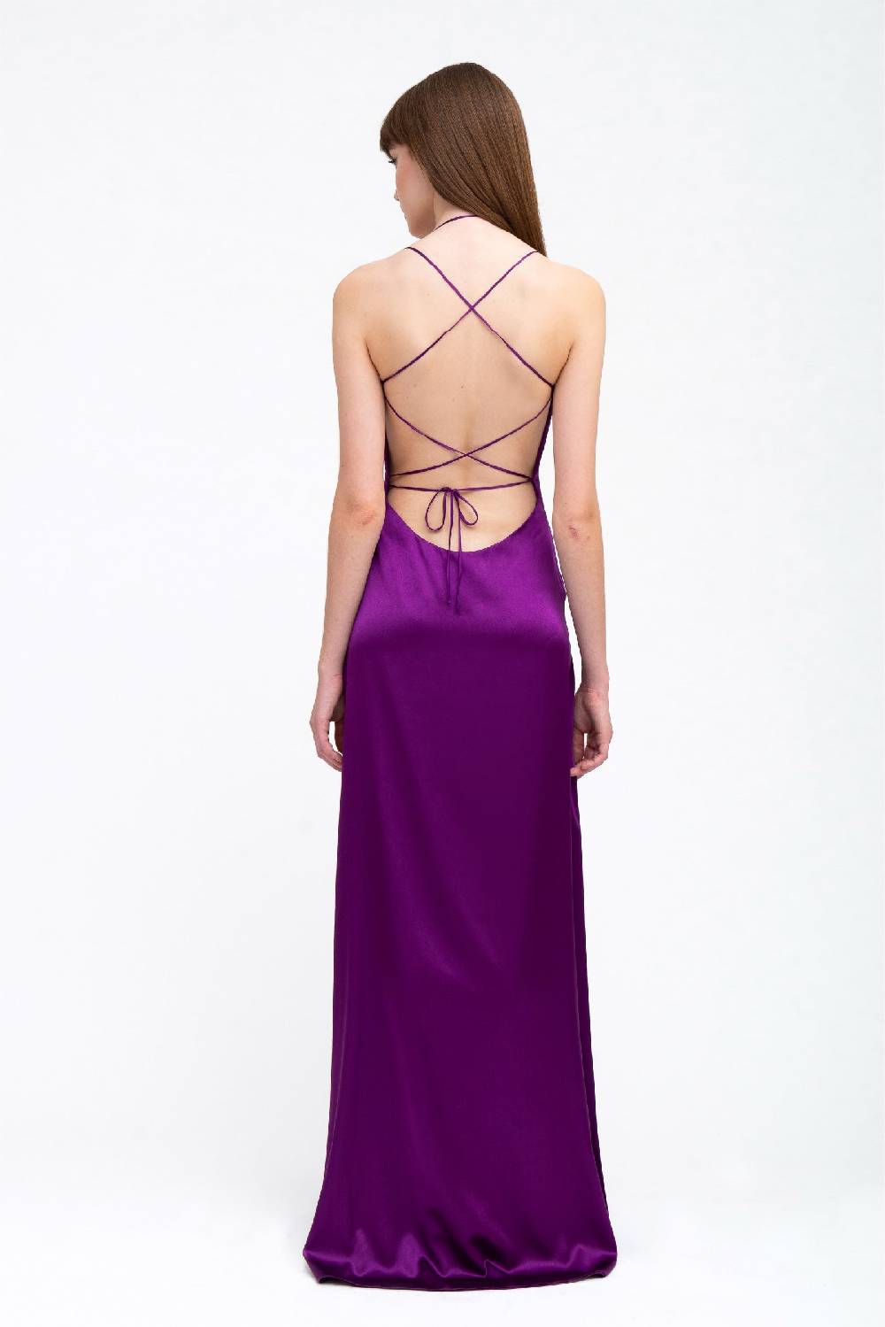 Kristina Ti VIOLANTE - Long silk dress Vendite Flash