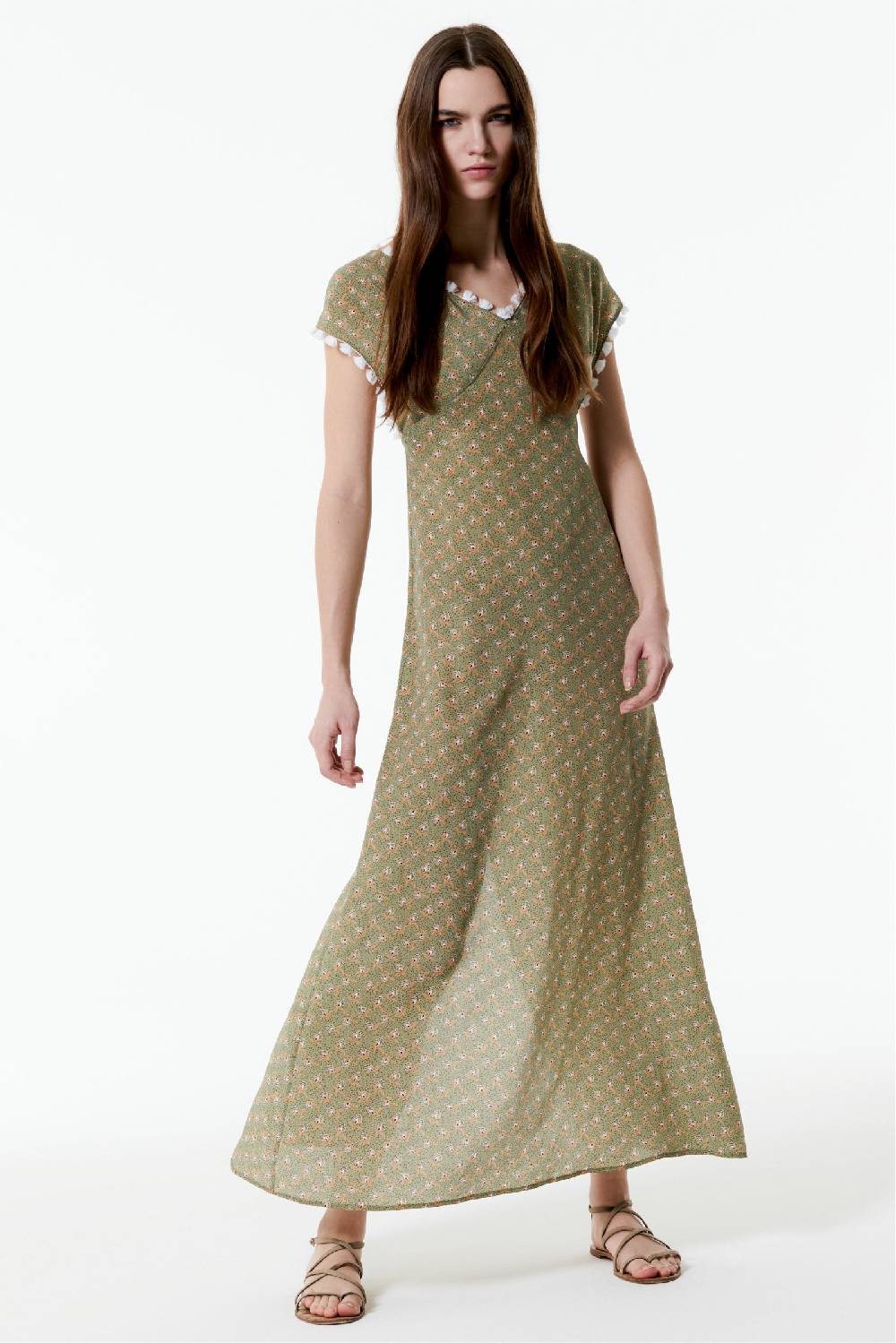 Kristina Ti VANESSA - Silk Dress Woods Nuova