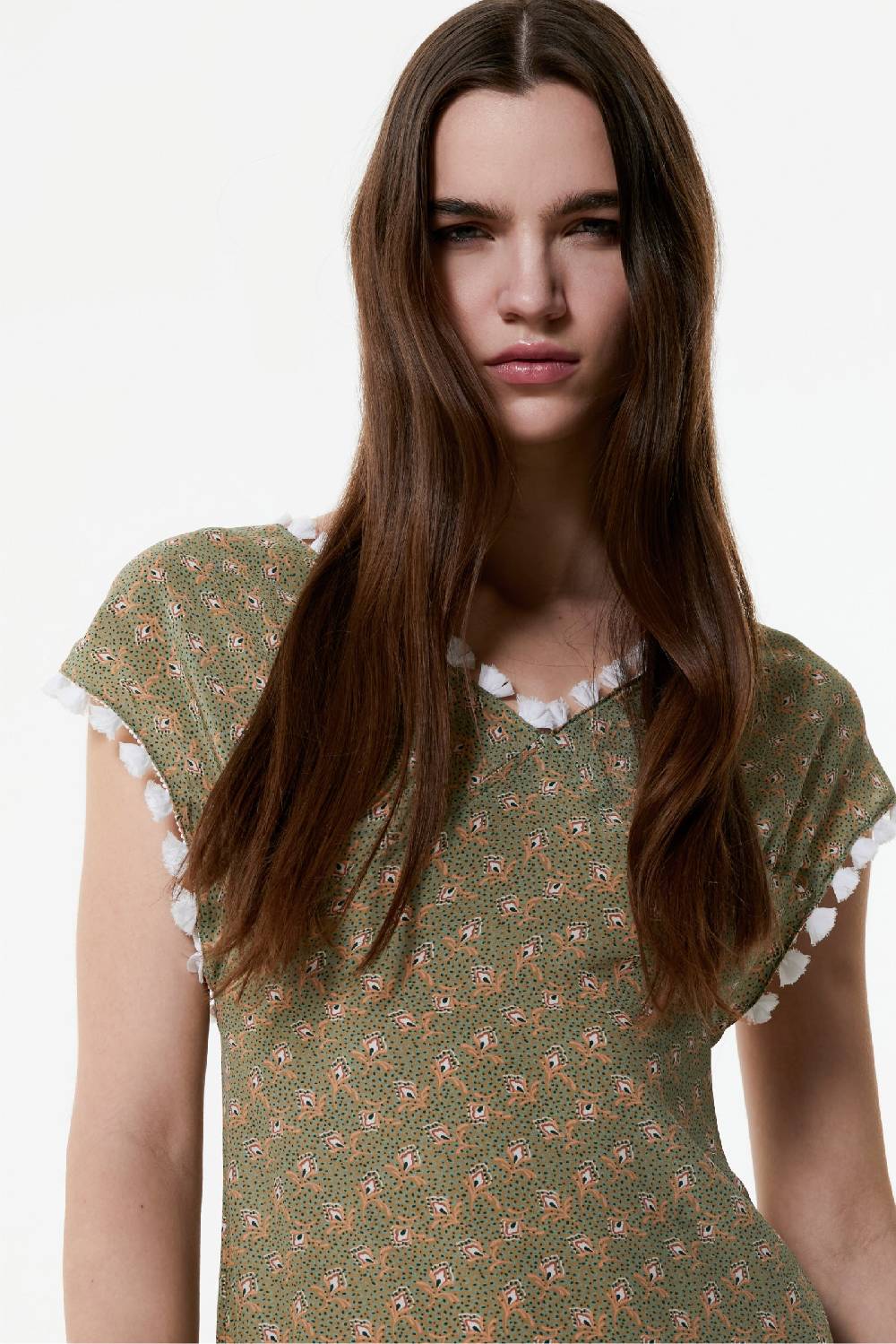 Kristina Ti VANESSA - Silk Dress Woods Nuova