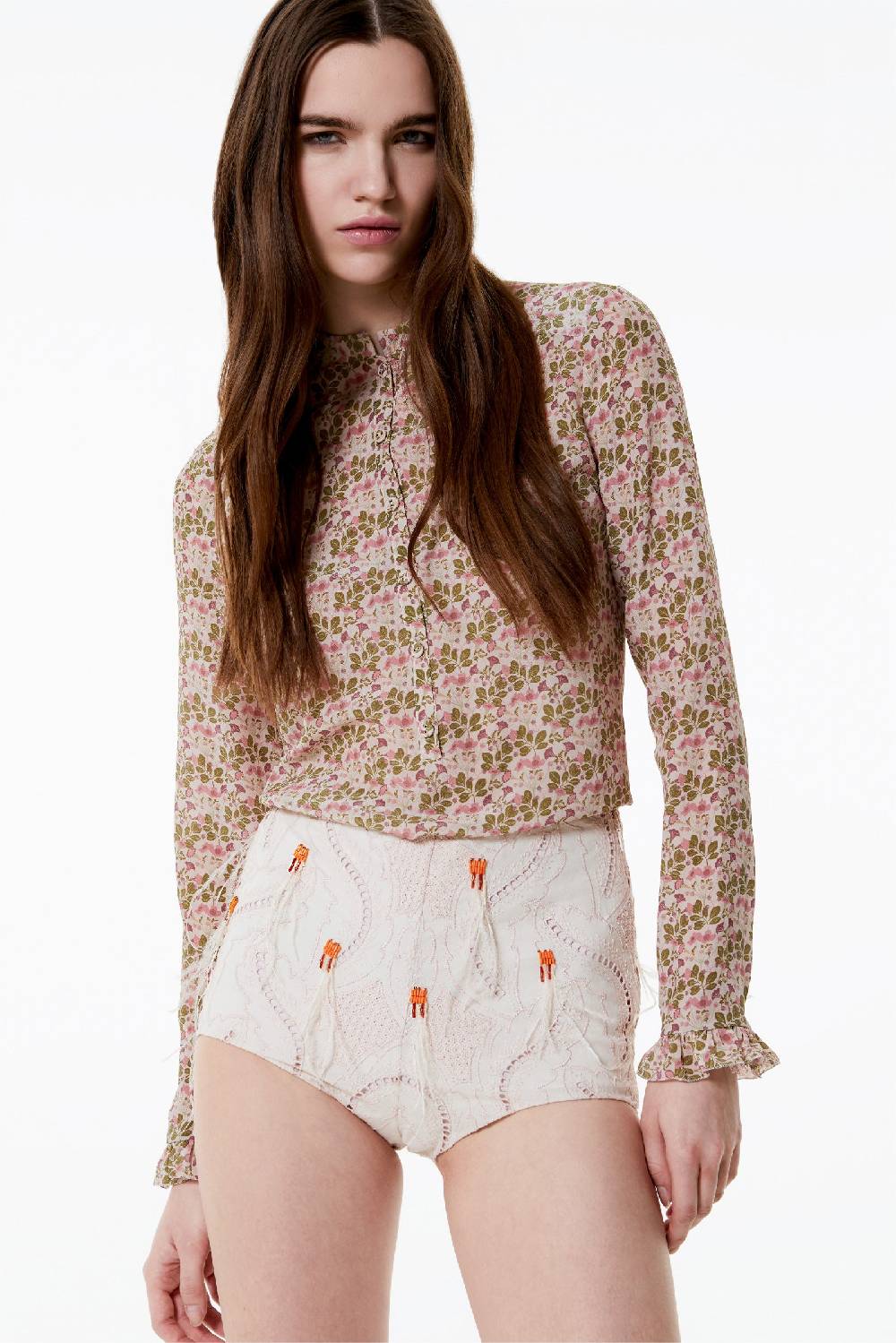 Kristina Ti INDIA - Cotton culottes Innocence Qualità