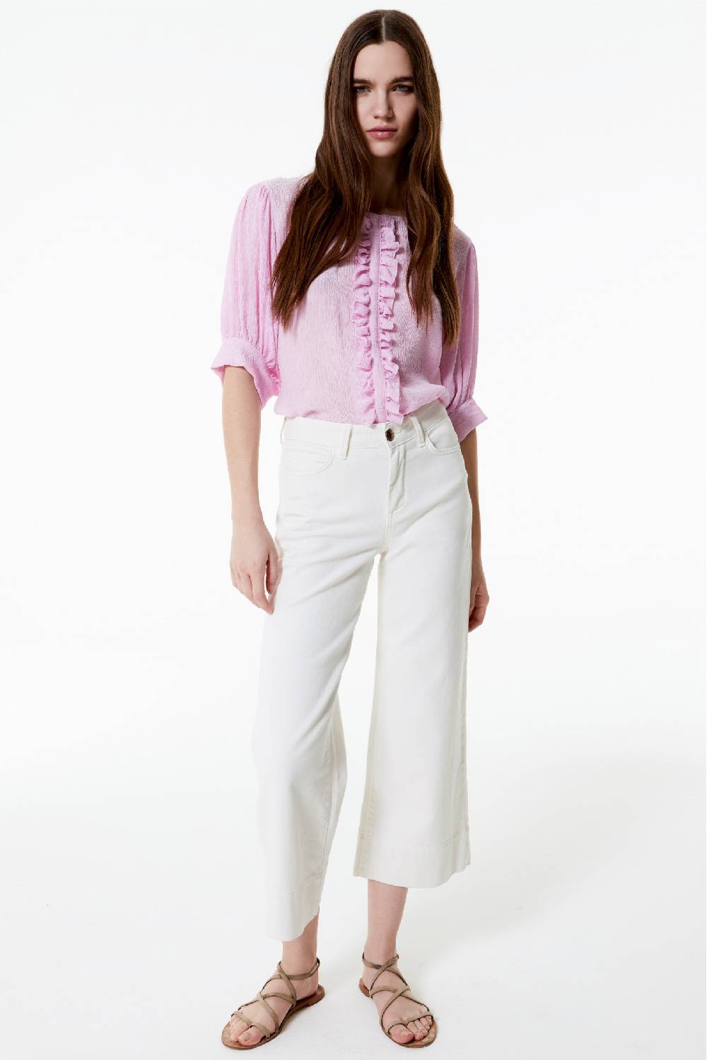 Kristina Ti TEA - Jeans cropped flare Novità