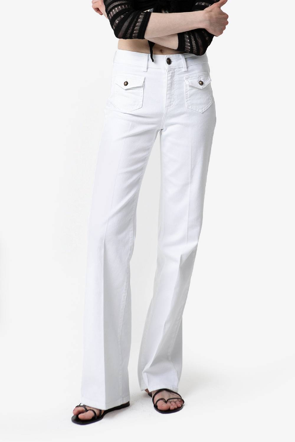 Kristina Ti MARTA - White flared jeans