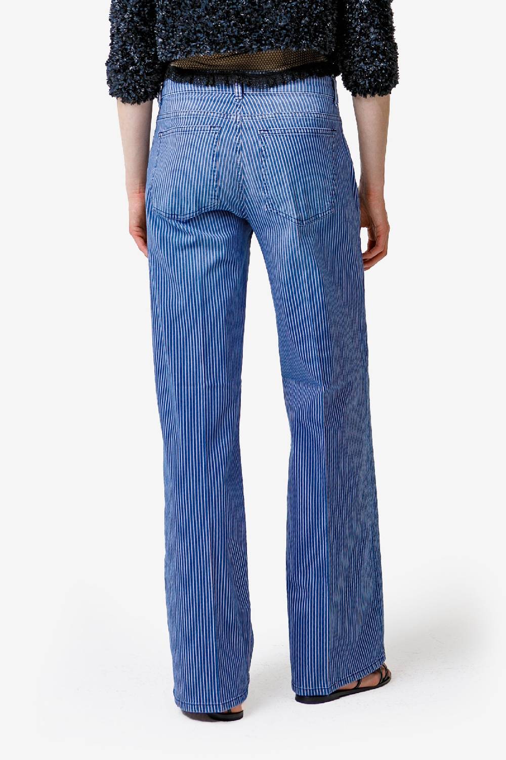 Kristina Ti TABITA - Striped low waist jeans Negozi Online