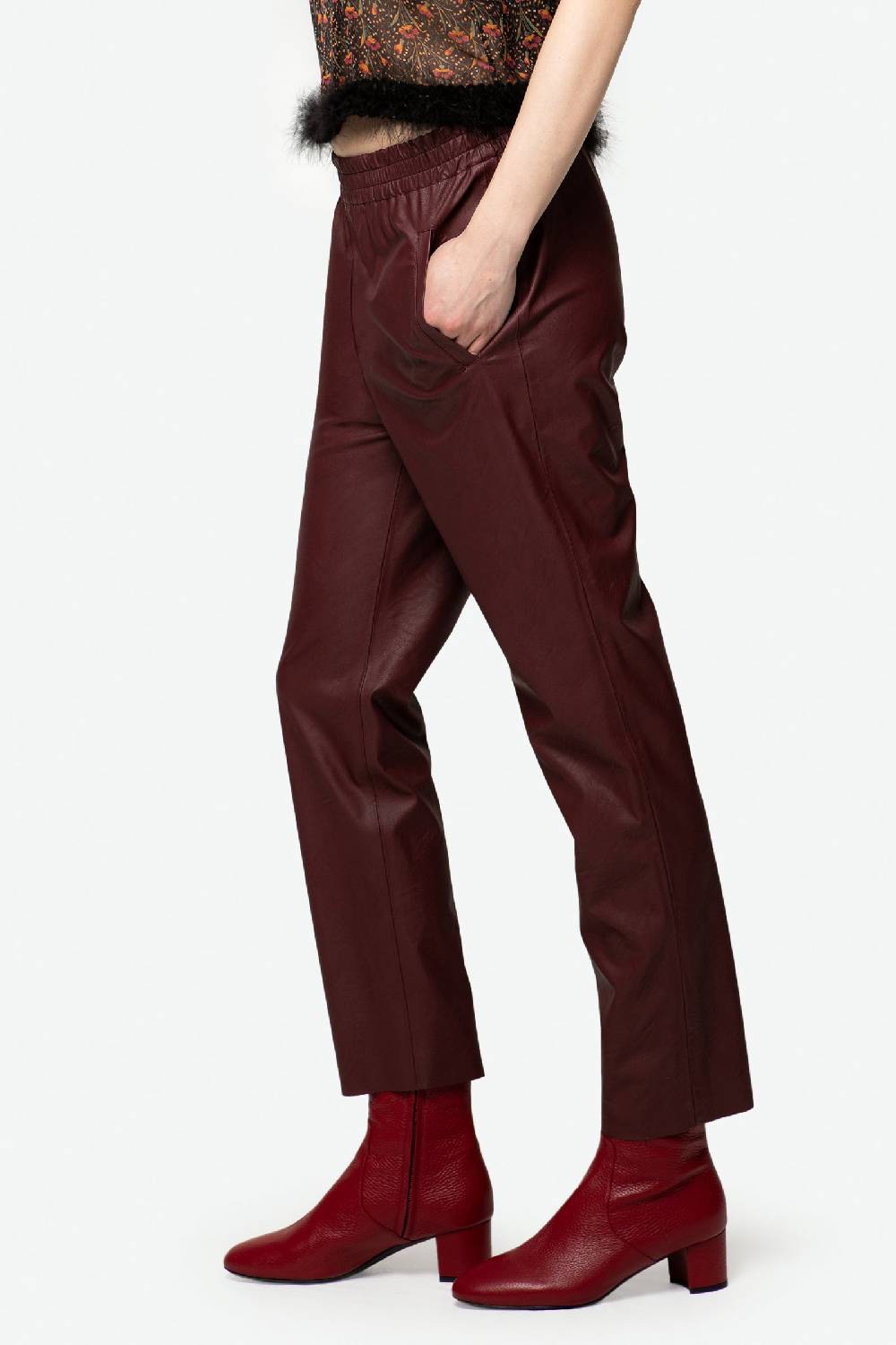Kristina Ti ALDA - Eco-leather jogger Eccentric Saldi Di Fabbrica