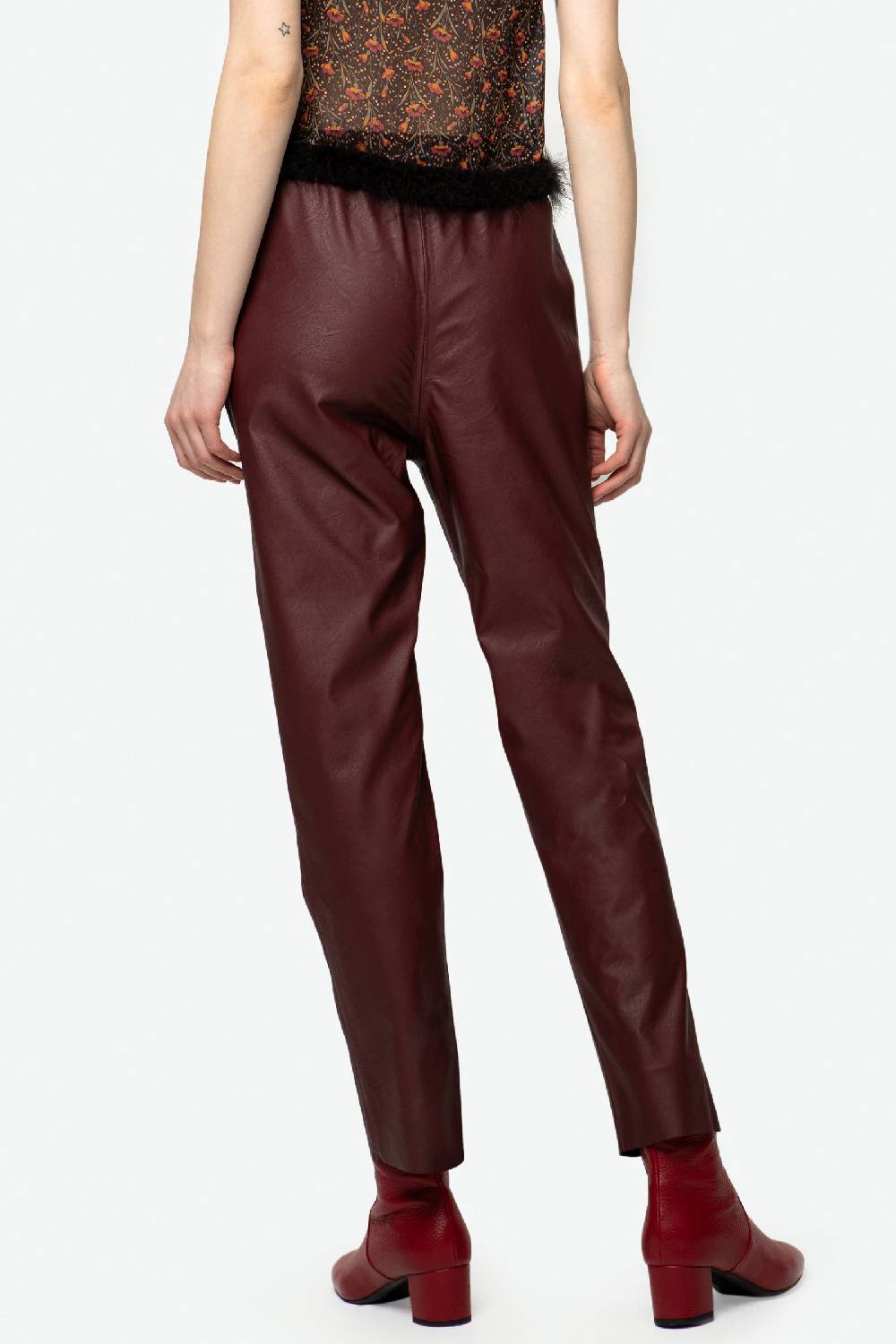 Kristina Ti ALDA - Eco-leather jogger Eccentric Saldi Di Fabbrica