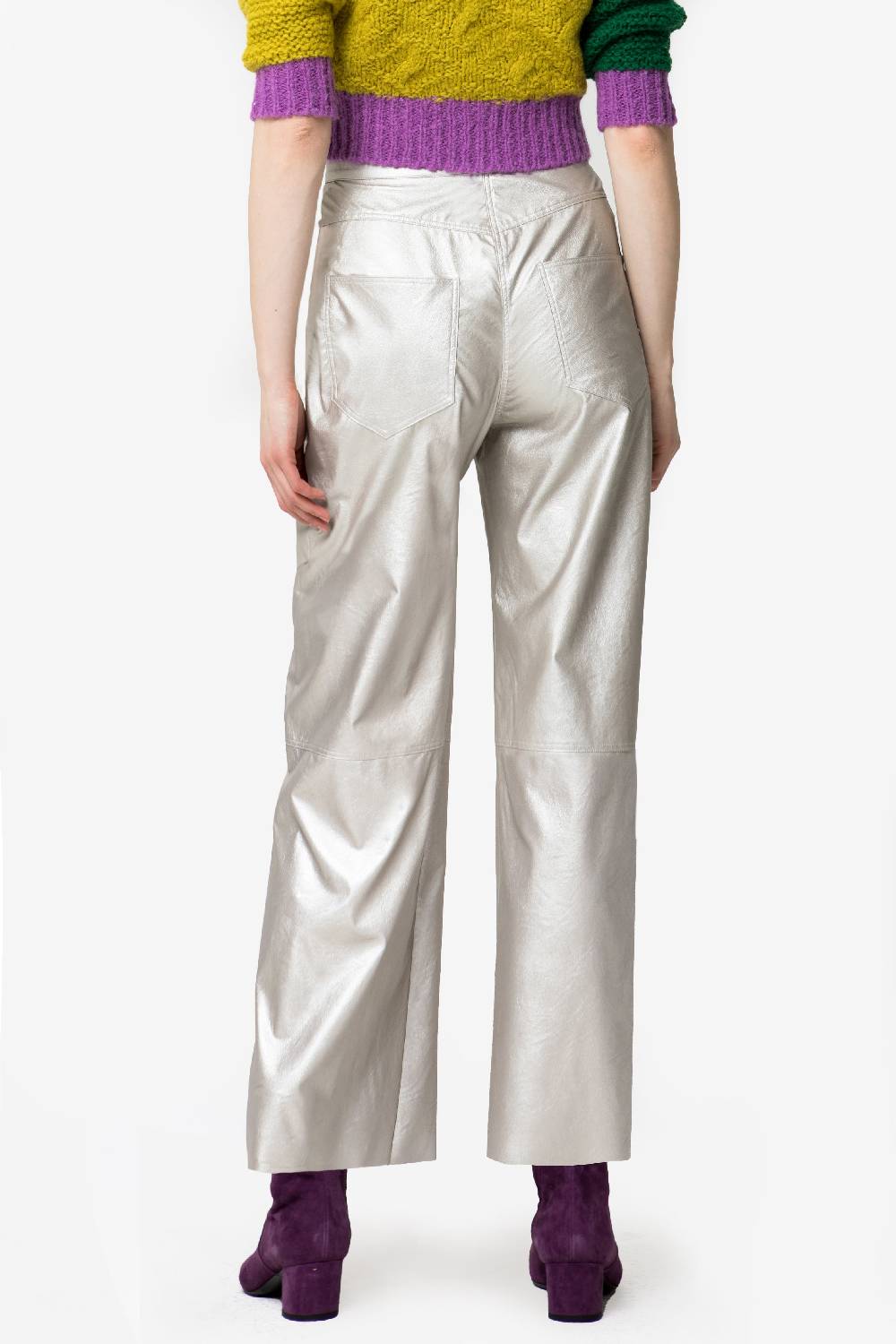 Kristina Ti MARY – Faux leather cargo trousers I Più Venduti