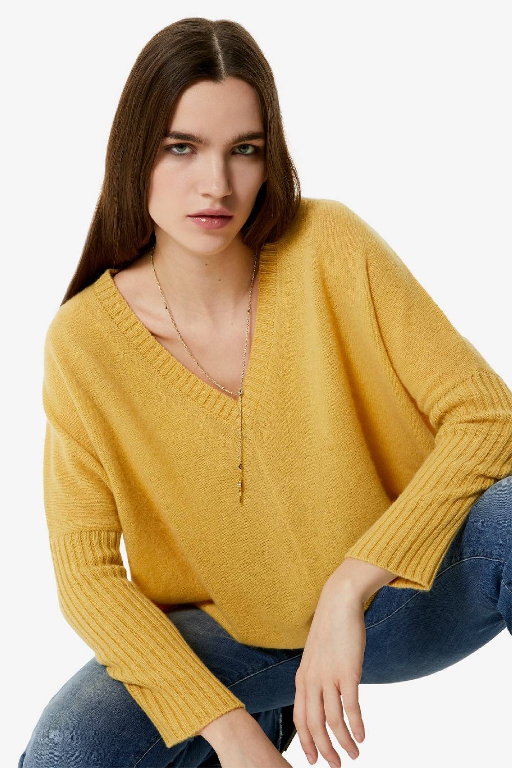 Kristina Ti GIORGIA - Cashmere poncho Pezzi Unici
