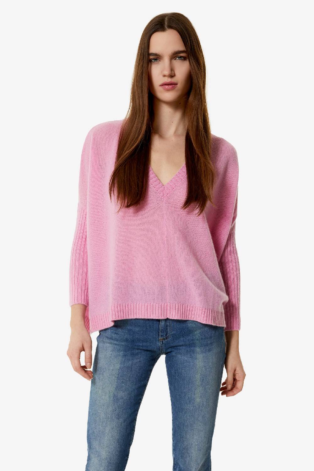 Kristina Ti VALENTINA - Cashmere Poncho Soddisfazione Garantita