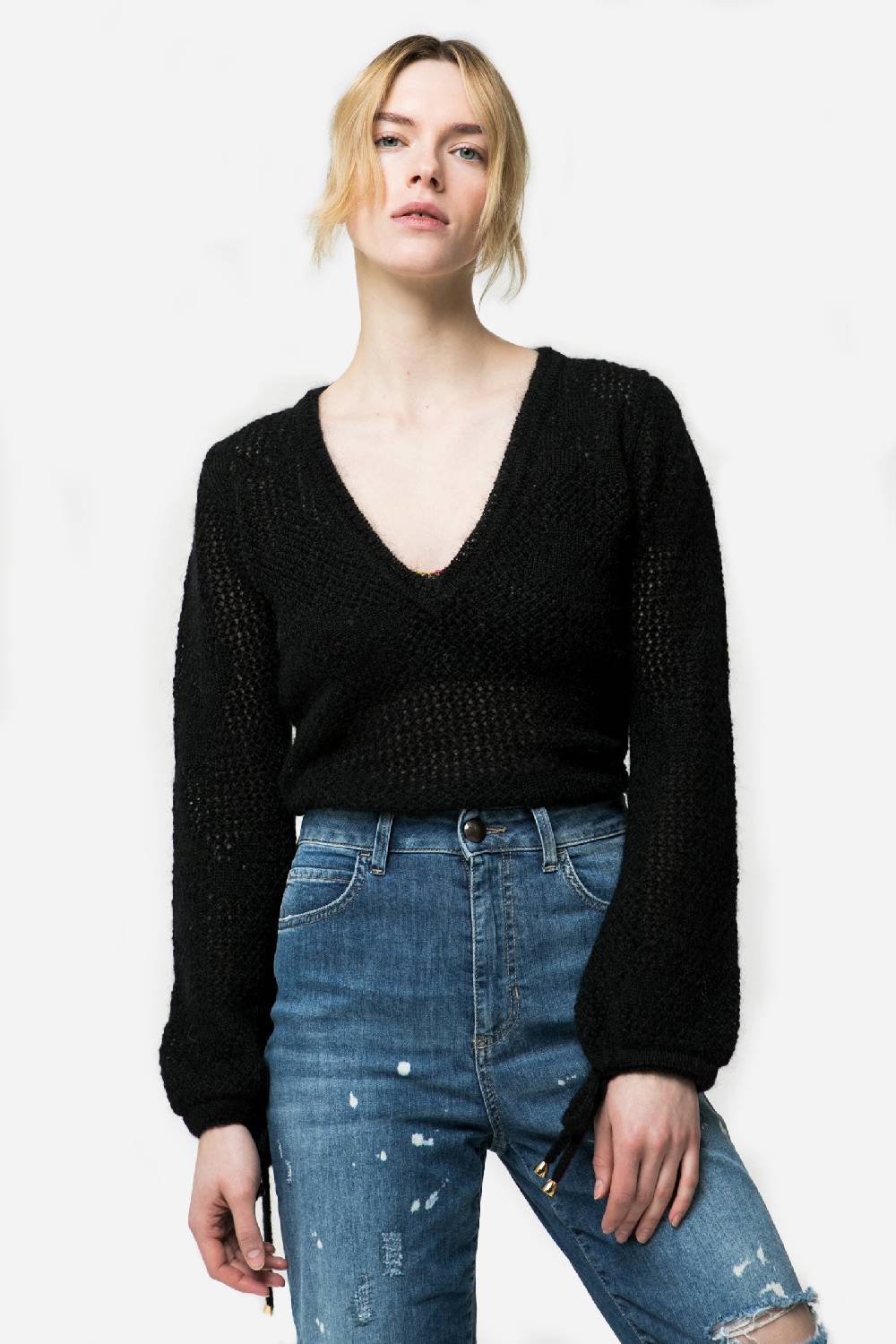 Kristina Ti SELENE - Monochrome knitted sweater Negozi Online