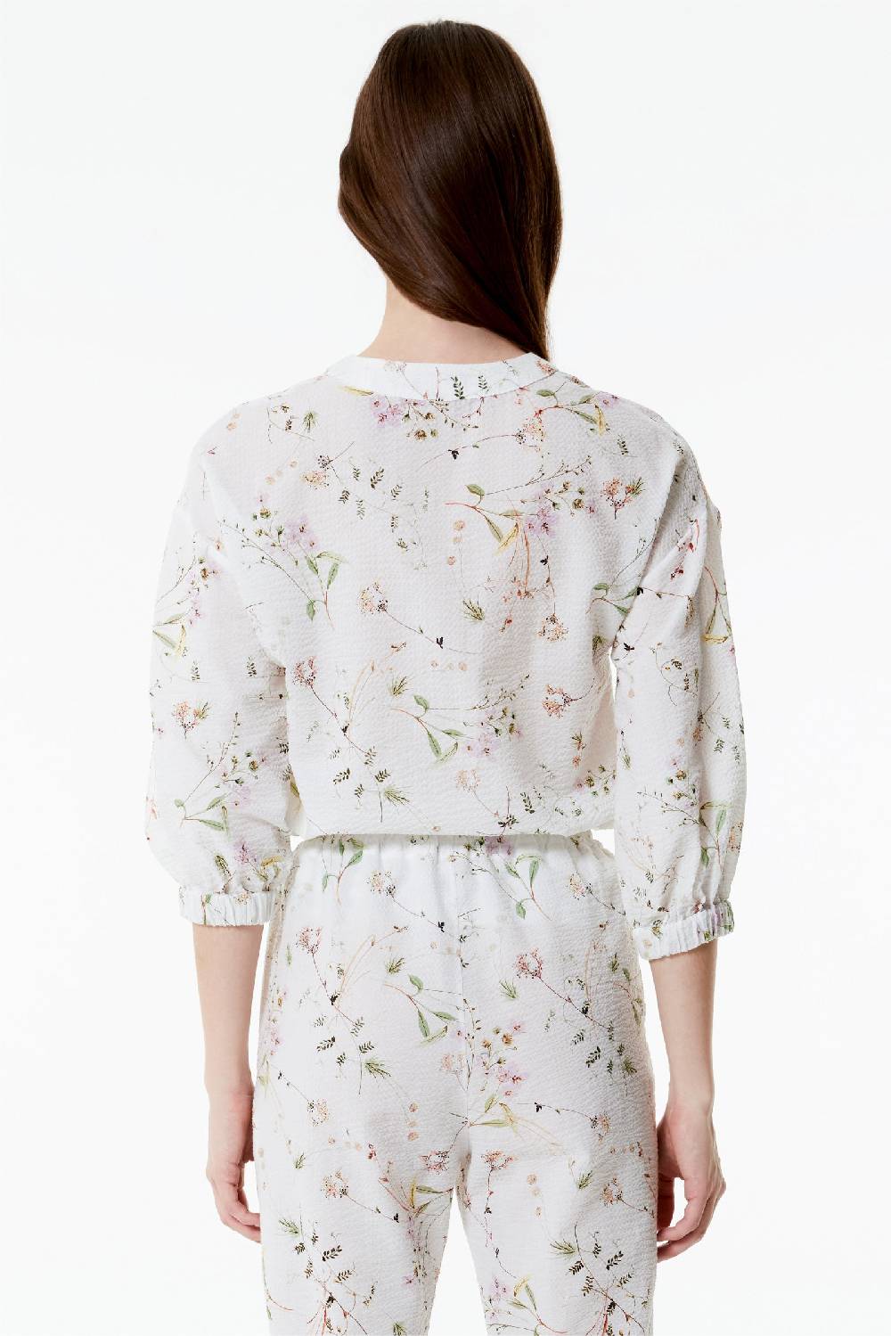 Kristina Ti PAOLA - Round neck blouse Purity Outlet