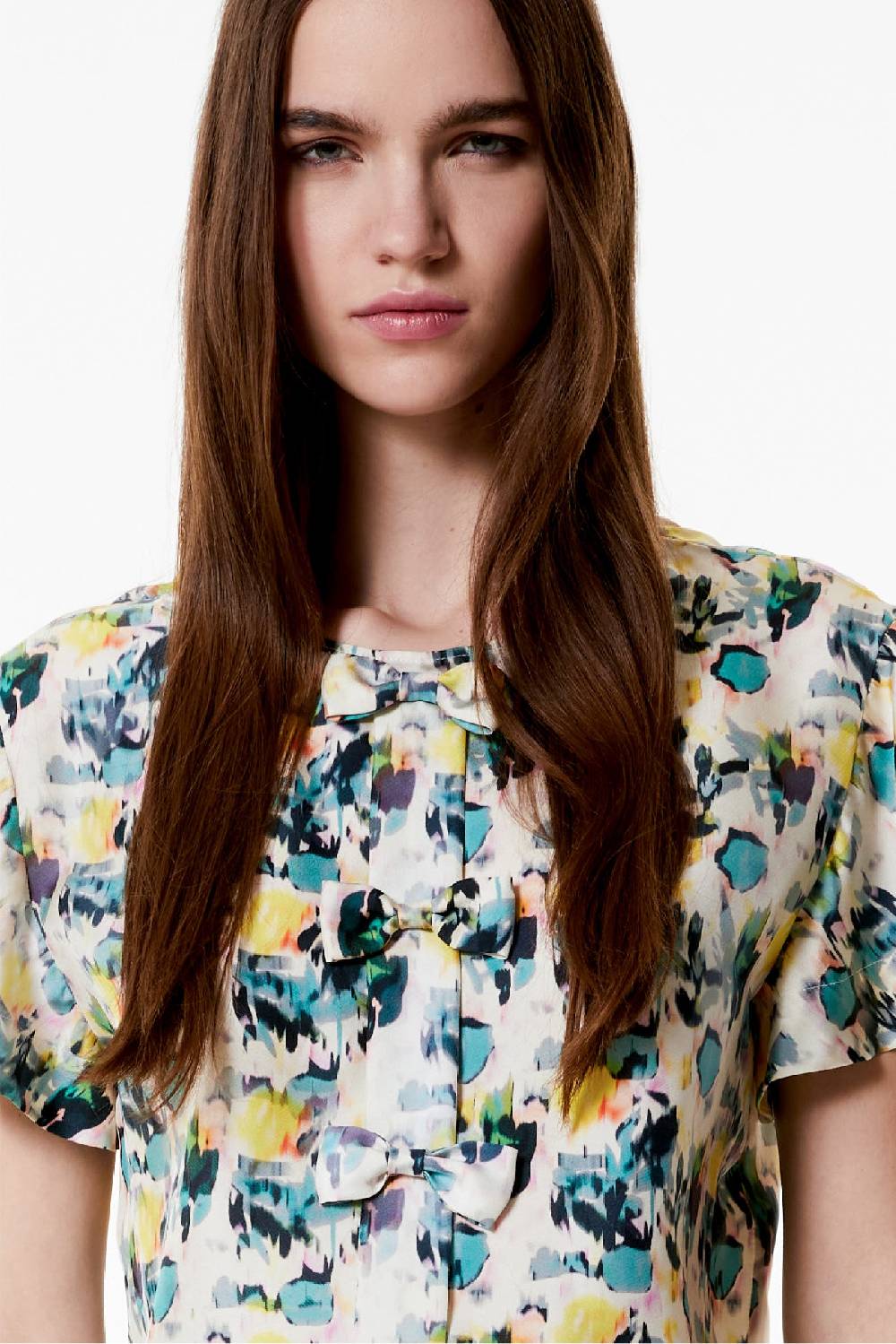 Kristina Ti PAULA - Silk blouse Watercolor Hotsell