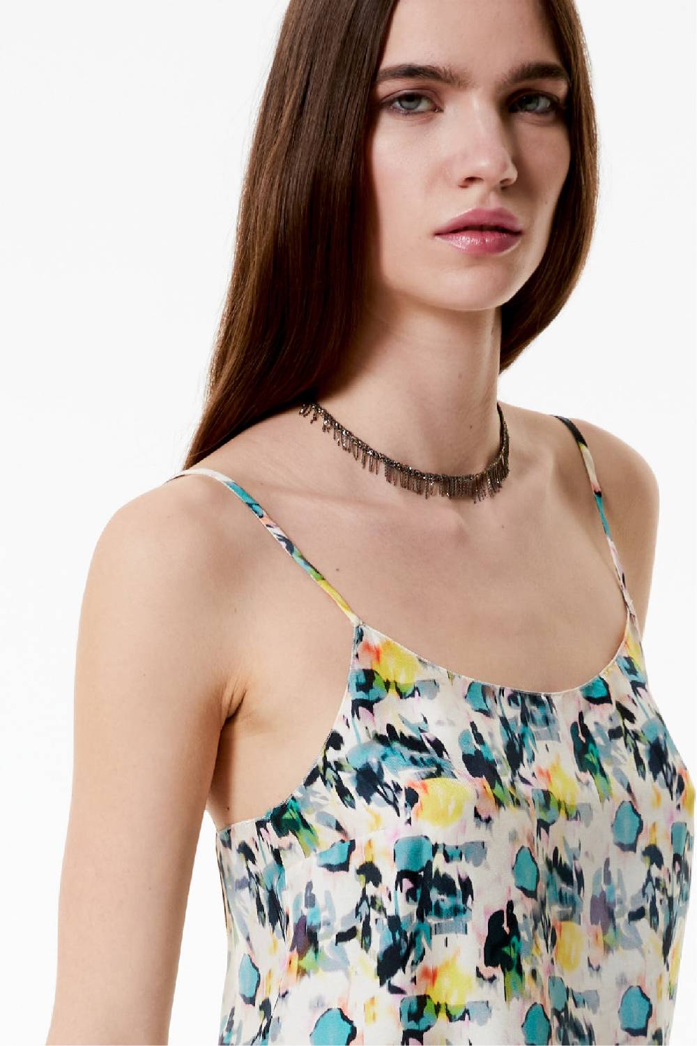Kristina Ti GEORGIA - Silk top Watercolor Vendita Economica