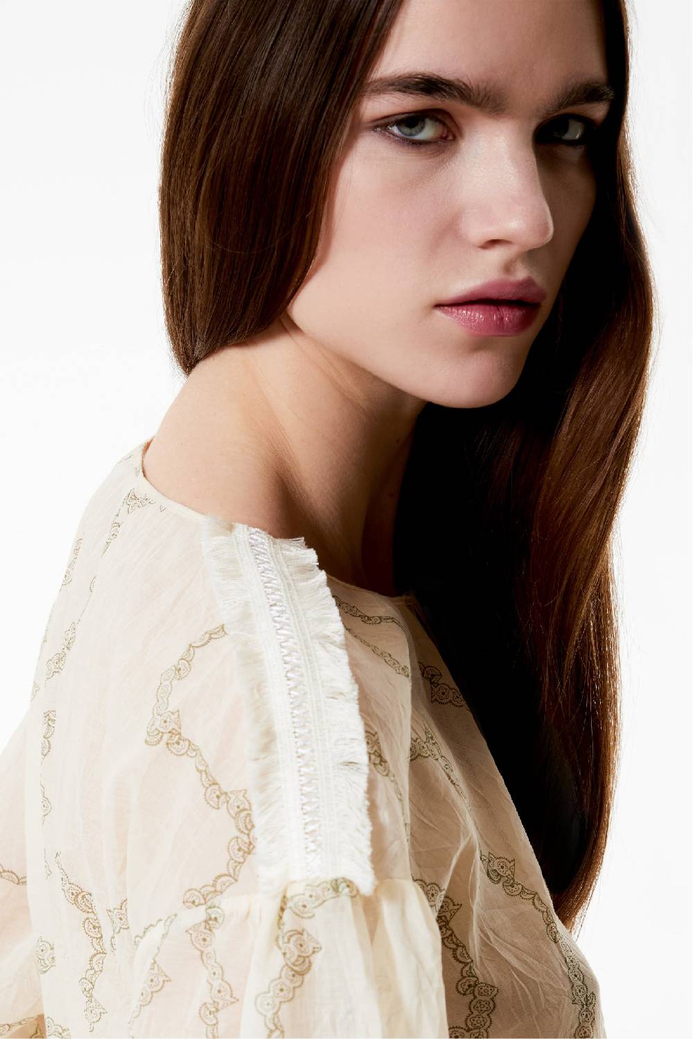 Kristina Ti KIM - Blouse with laces Grace In Linea