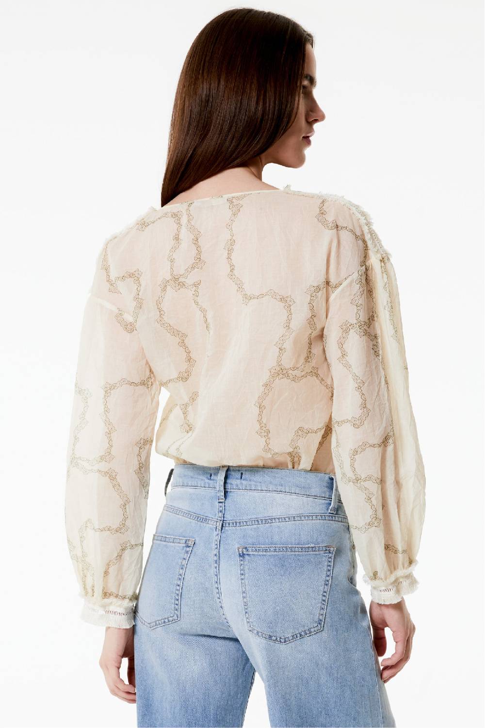 Kristina Ti KIM - Blouse with laces Grace In Linea