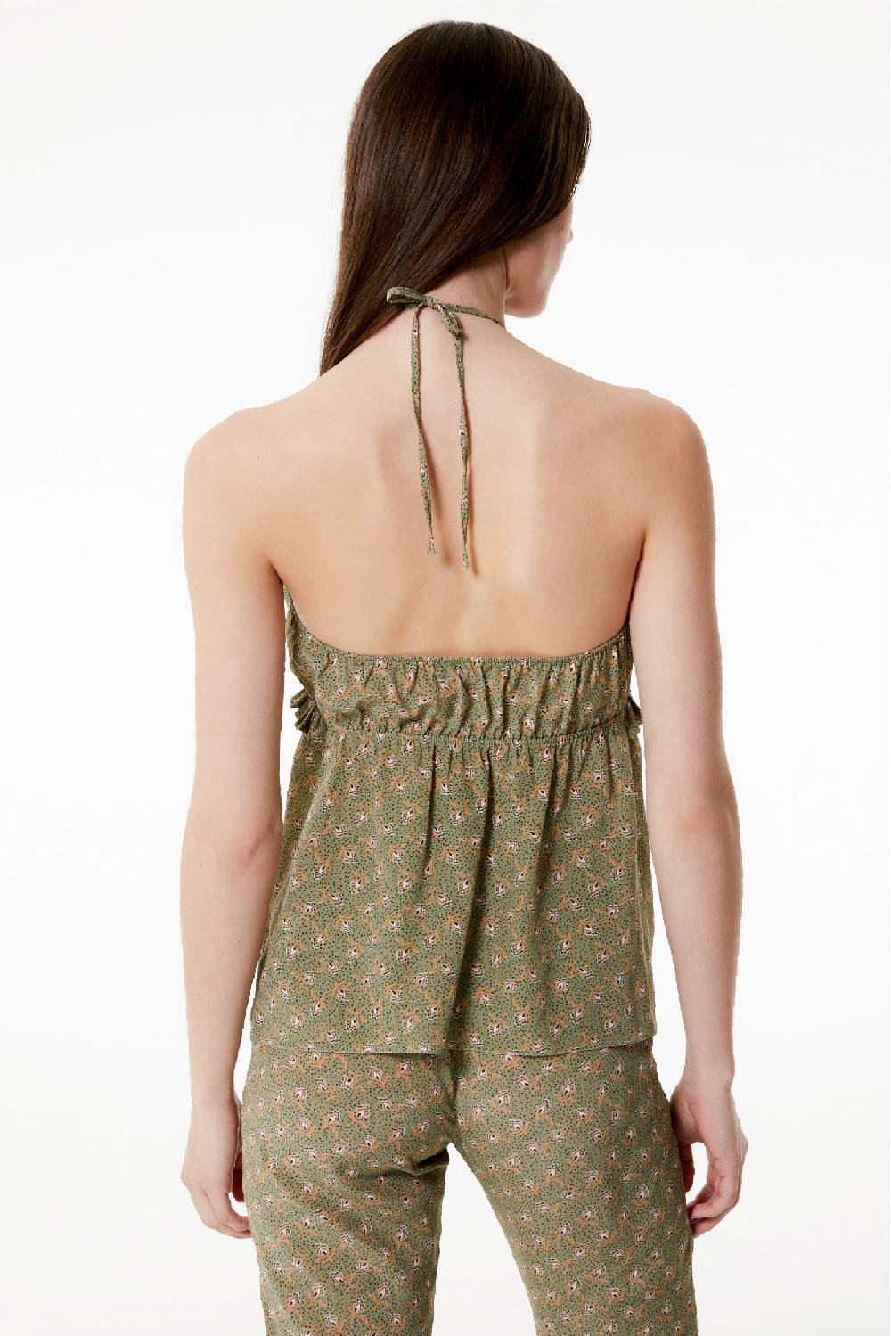 Kristina Ti LUCY - Lace-up top Woods Nuovi prodotti