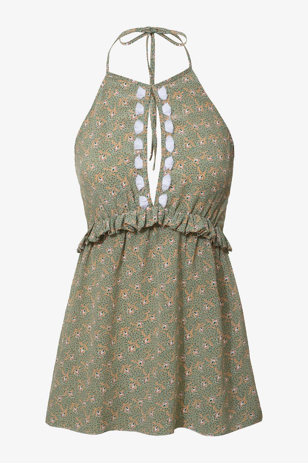 Kristina Ti LUCY - Lace-up top Woods Nuovi prodotti