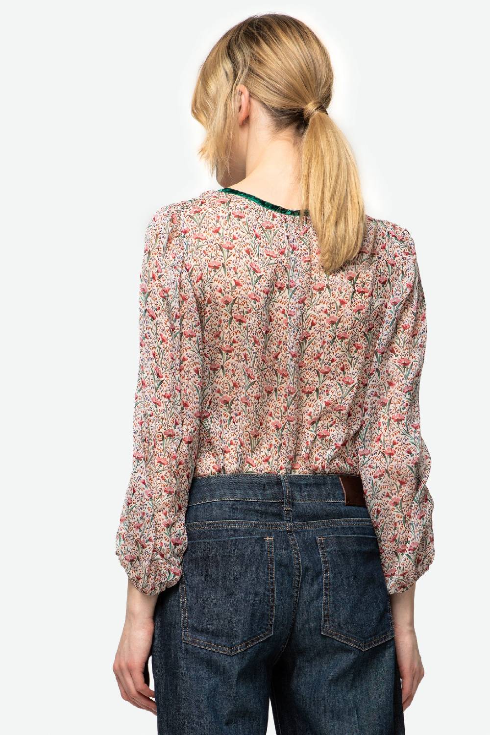 Kristina Ti GABRIELLA - Boho-chic jewel blouse Consegna Veloce