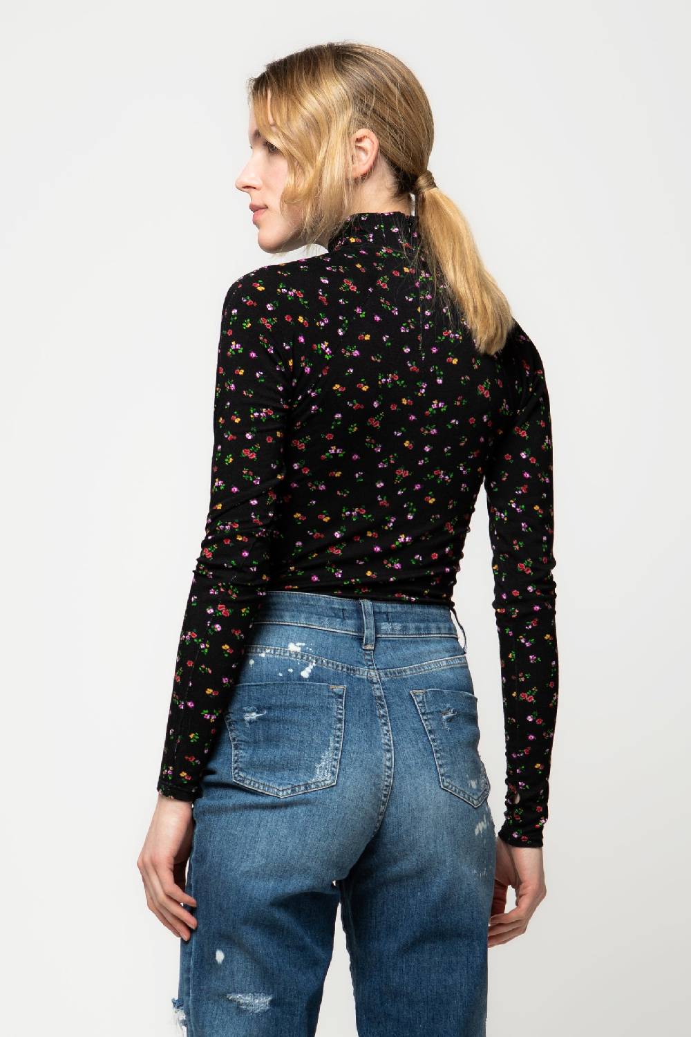 Kristina Ti PARISSA - Micorflower turtleneck Shopping Online