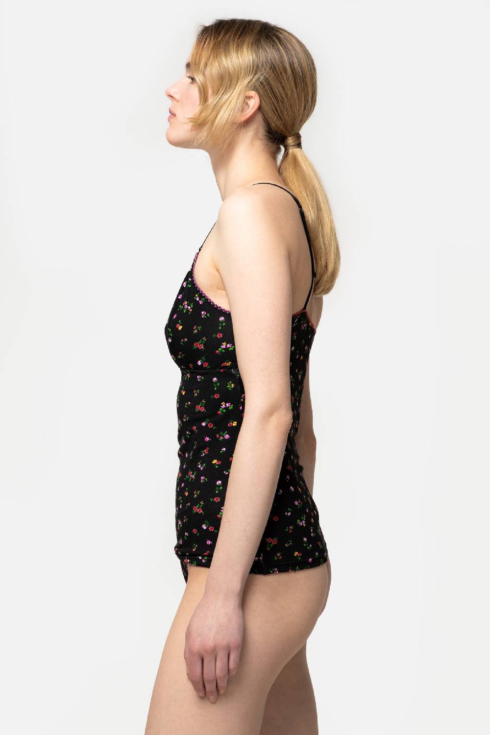 Kristina Ti RITA - Microfloral top in jersey Sottocosto