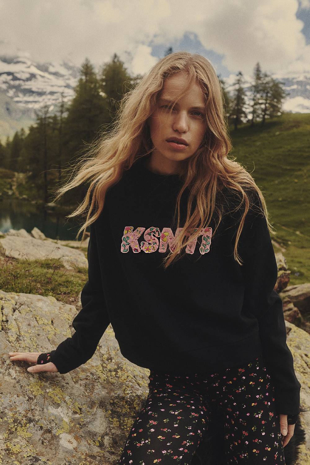 Kristina Ti CECILIA - Sweatshirt flower Outlet