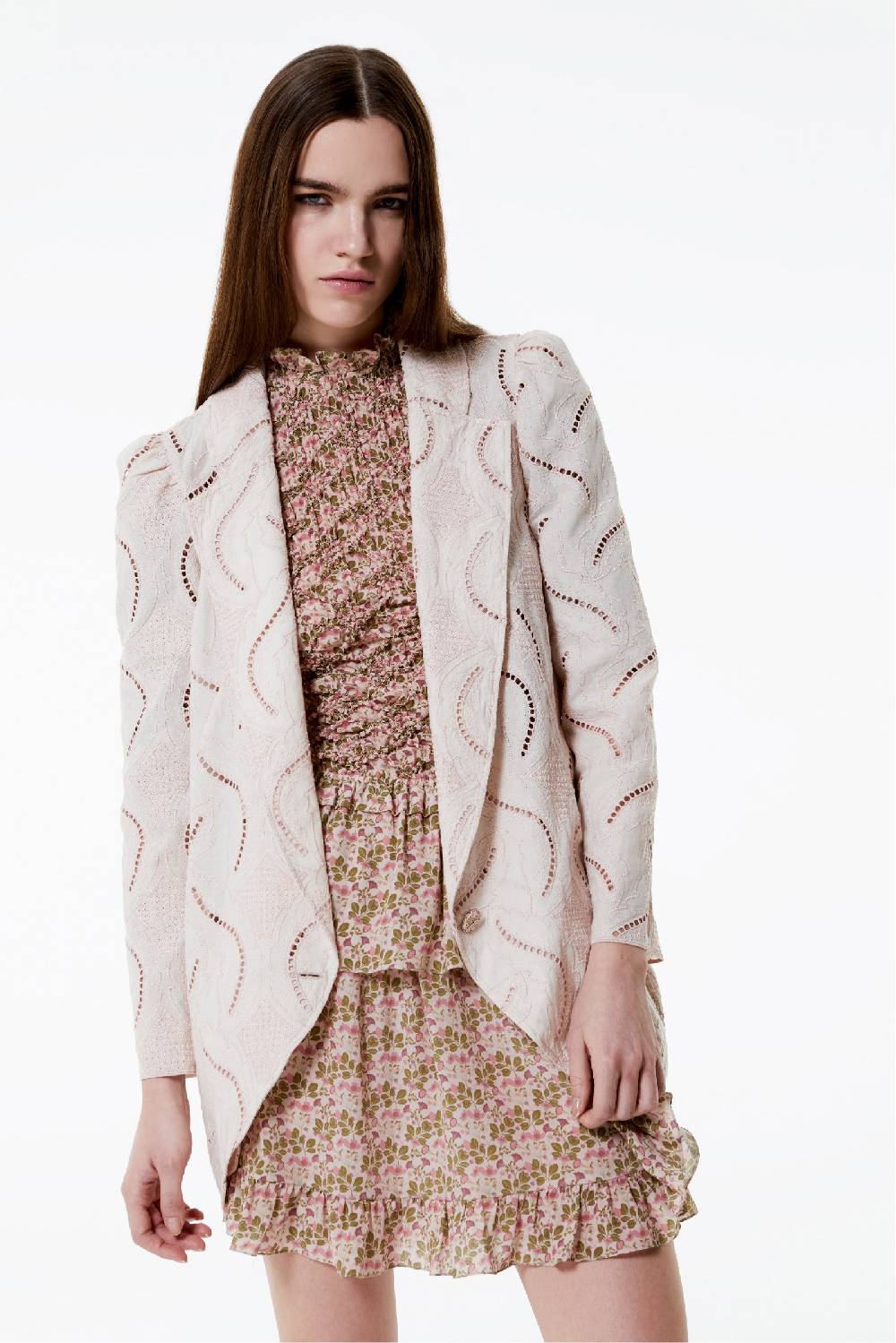 Kristina Ti EVA - Cotton Blazer Innocence Hotsell