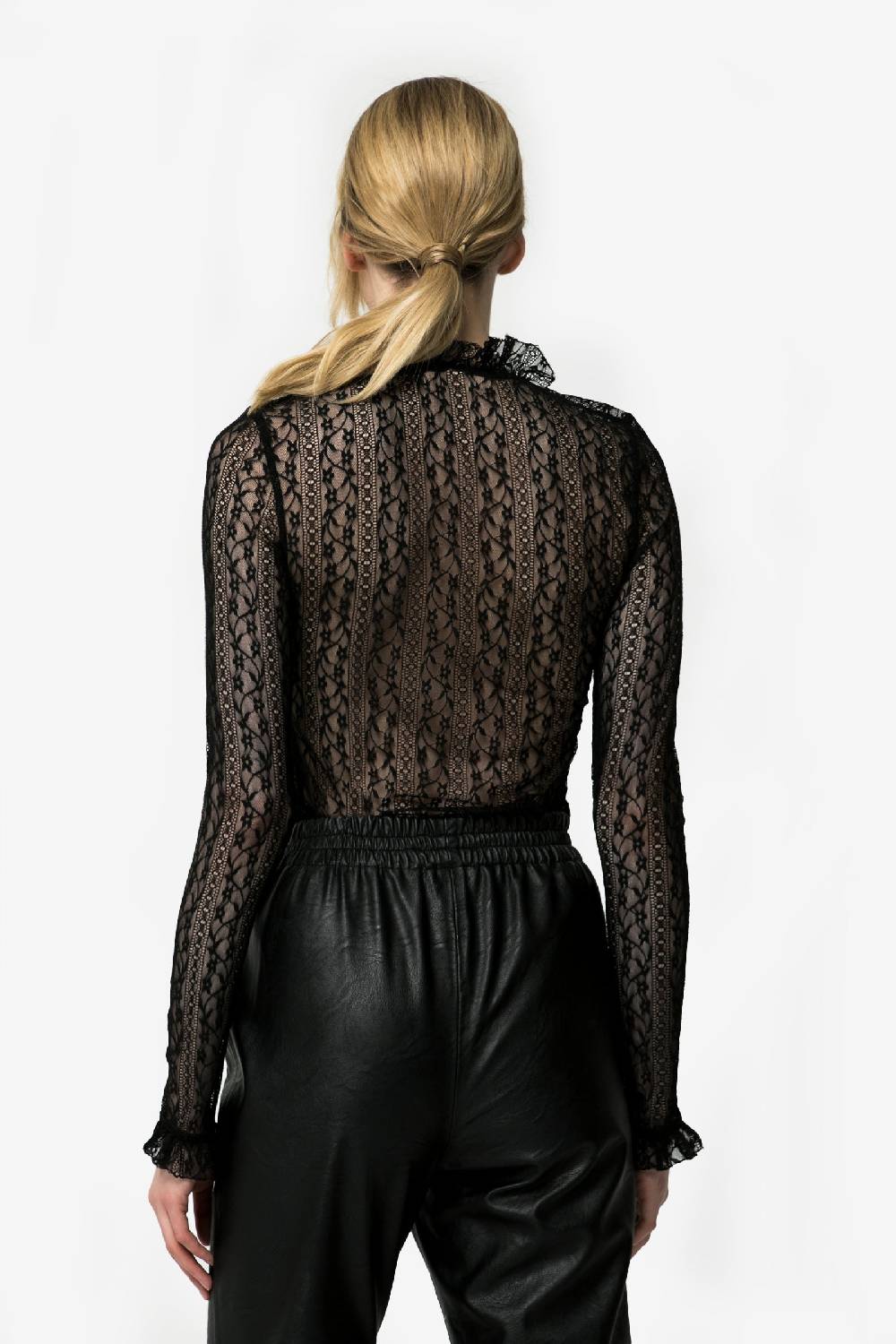 Kristina Ti BENEDETTA - Undress lace shirt In Saldo