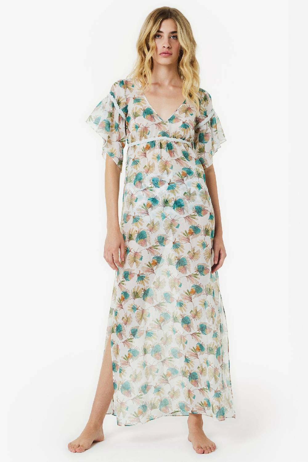 Kristina Ti PERLA - Dress Foliage Pezzi Unici