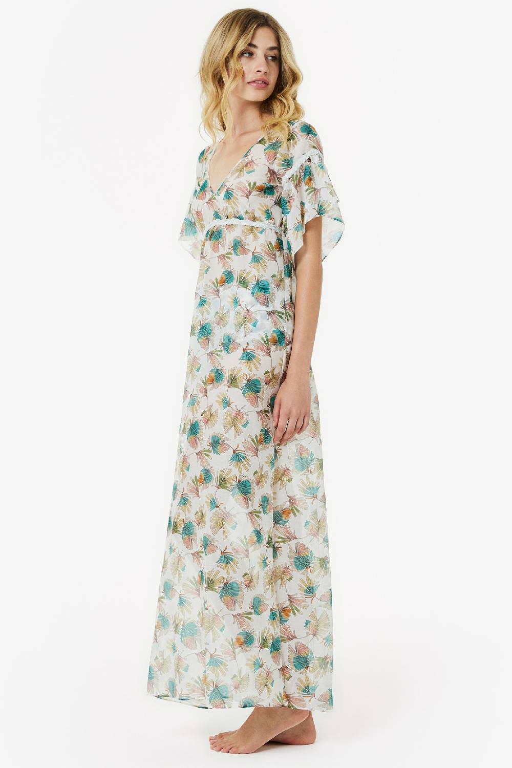 Kristina Ti PERLA - Dress Foliage Pezzi Unici
