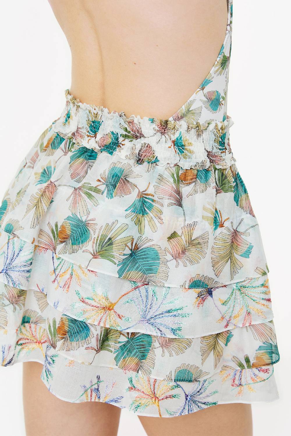 Kristina Ti GEMMA - Mini skirt Foliage Consegna Veloce