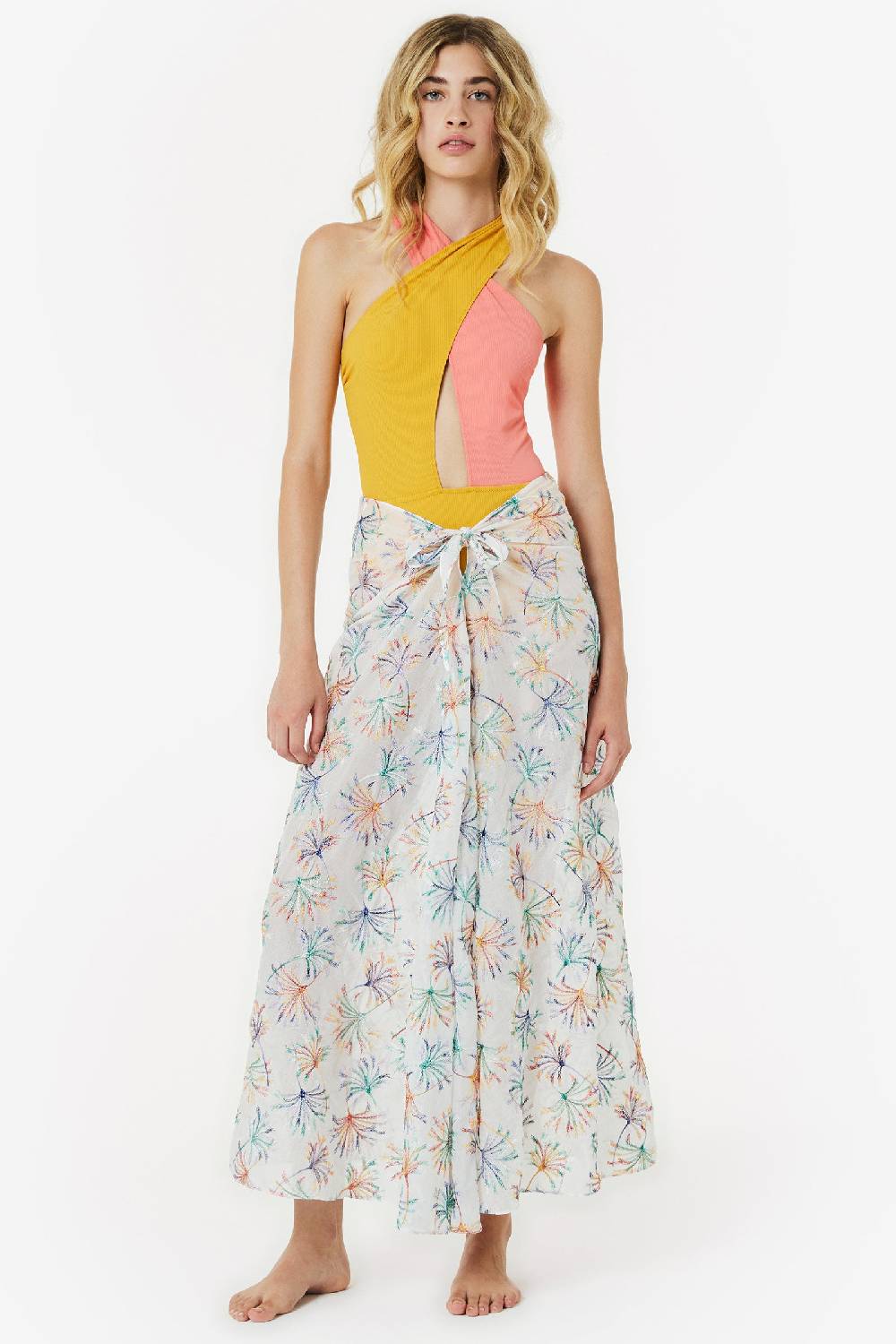 Kristina Ti ELLA - Pareo skirt Rainbow Presa