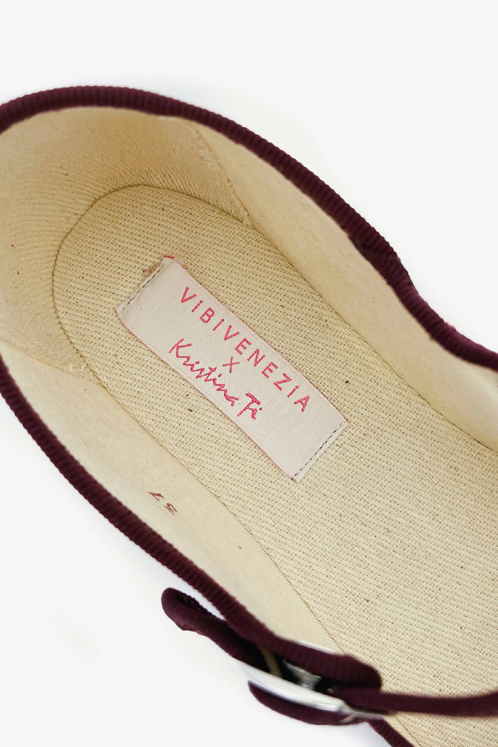 Kristina Ti IRIS - Silk Mary Jane slipper In Saldo