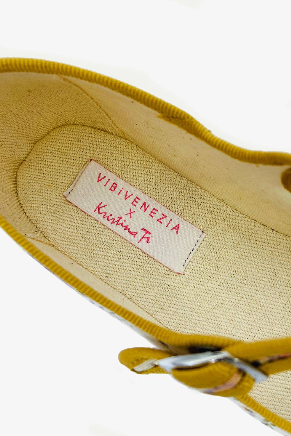 Kristina Ti ERICA - Mary Jane slipper Gold Moda