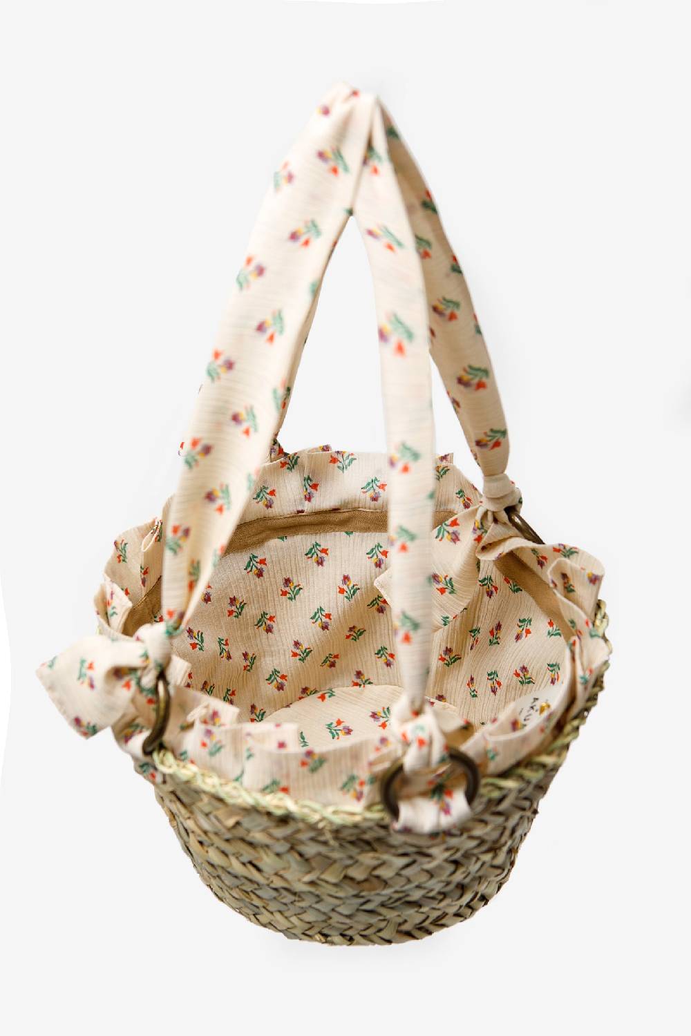 Kristina Ti CAPRI - Microflower mini straw bag Offerta