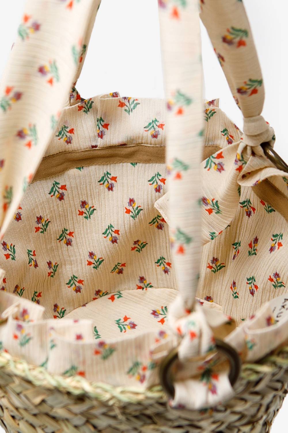 Kristina Ti CAPRI - Microflower mini straw bag Offerta
