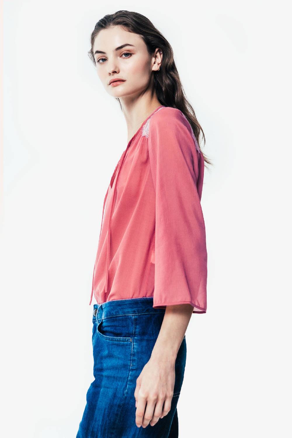 Kristina Ti SOFIA - Blouse with lace I Più Venduti