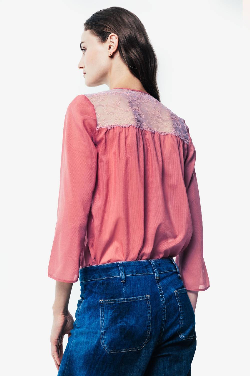 Kristina Ti SOFIA - Blouse with lace I Più Venduti