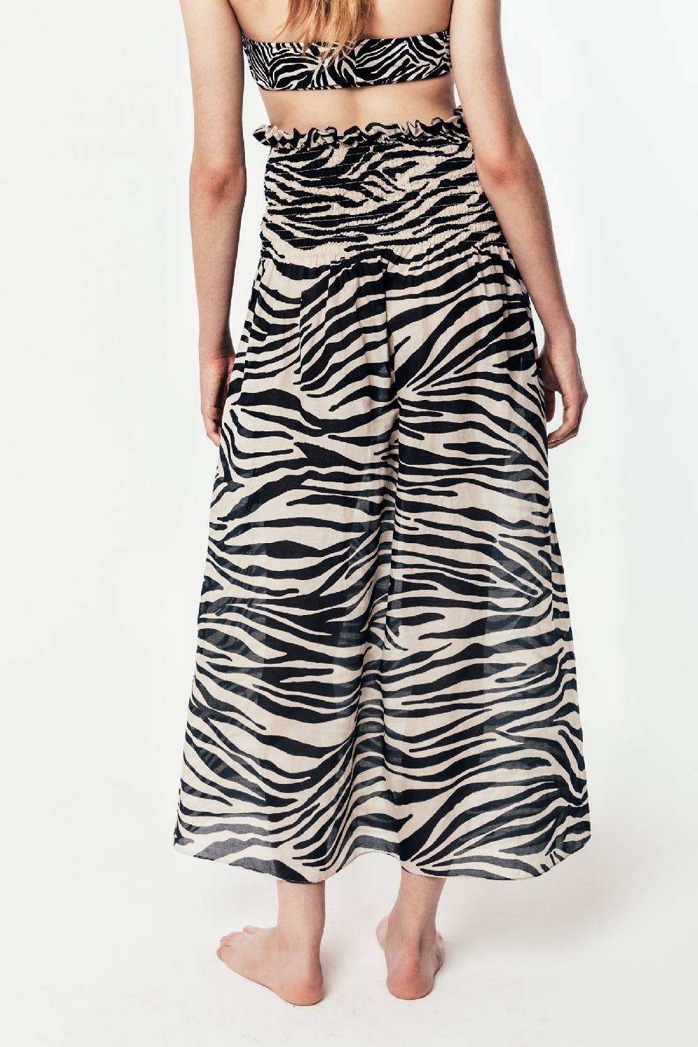Kristina Ti MARCELA - Long animalier skirt Economico