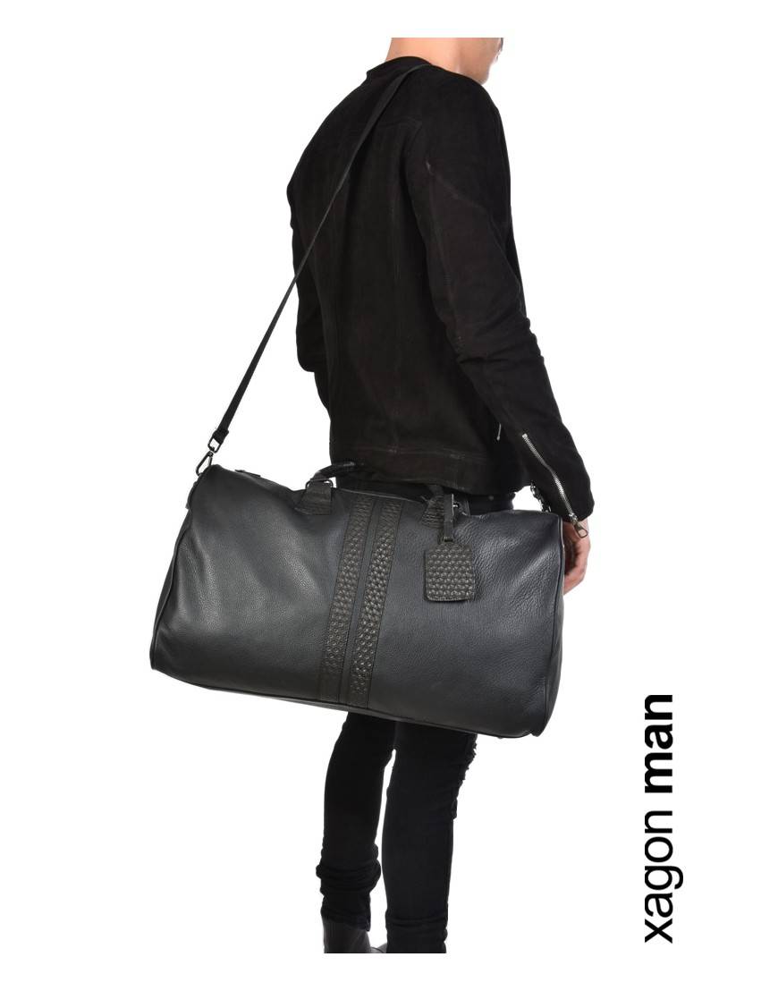 ﻿La haine inside us BORSA AM0200 Pelle Nero Offerta