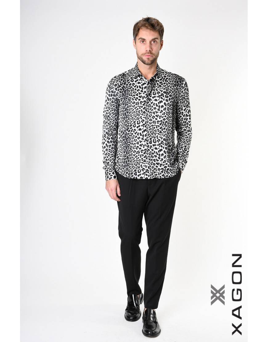 La haine inside us CAMICIA 2PTECHP Grigio Vendita Calda